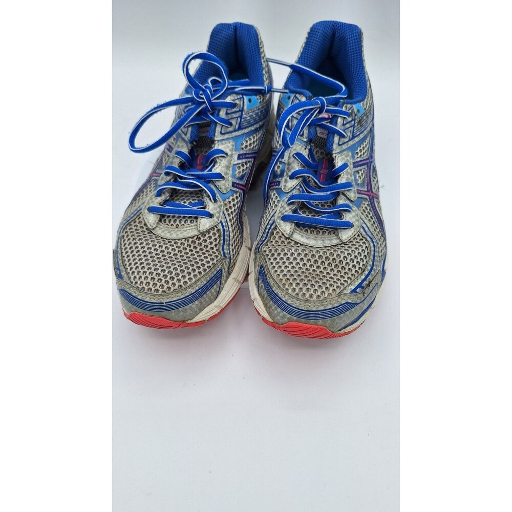 ASICS Sz 9.5 Running‎ Shoes Athletic Sneakers Gray Blue  T3R5N
